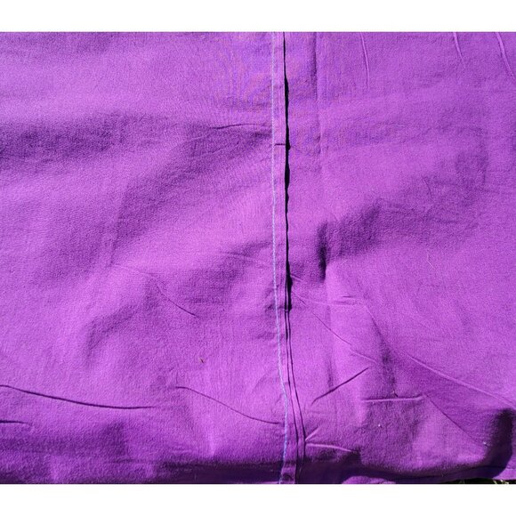 Handmade Patchwork Quilt Home Ec Project With Purple Borders No Batting - Picture 6 of 16